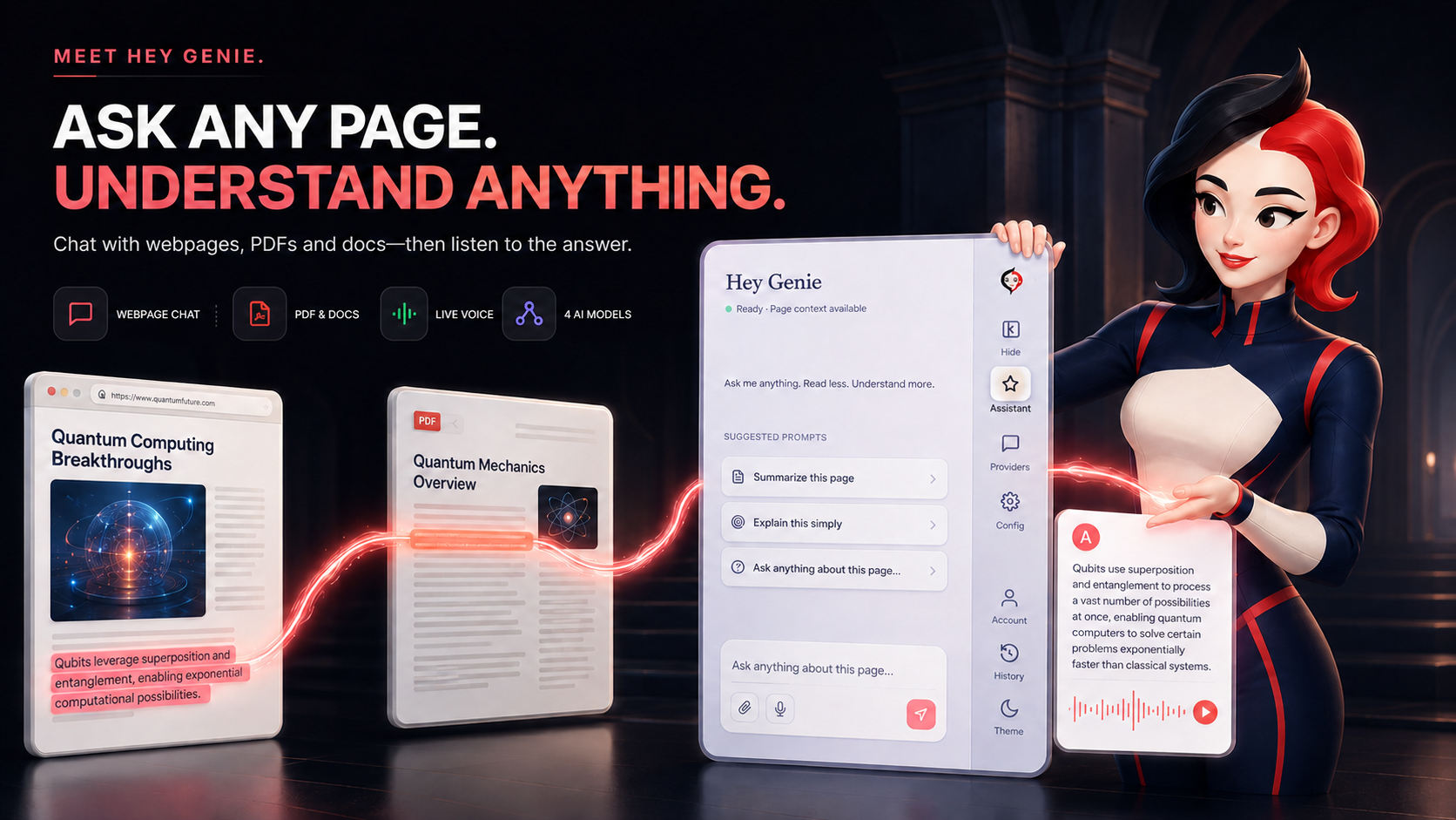 Genie AI Sidebar screenshot 1